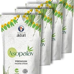 AKBARI Asopalav Premium Incense Sticks, Pack of 4, Agarbatti for Pooja, Aromatic Dhoop Sticks, Earthly Aroma for Meditation & Positiive Energy, Refreshing and Calming (DSASPL04)-image-15