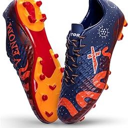 Vector X Venom Football Studs/Shoe PU Upper/TPU Sole Material/Lace-Up Closure for Men/Comfortable Soccer Shoes-image-22