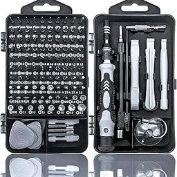 NPB Store ScrewDriver Tool Set Kit, Tool Kit, 115 in 1 Screwdriver Set, Electronics Magnetic Repair Tool Kit with Case for Repair Computer, iPhone, PC, Laptop, Game Console, Watch, Glass(Multicolor)-image-59