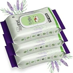 Wipe ME Anti-Bacterial Wet Wipes for Dogs & Cats | Cleansing, Deodorising & Grooming Wipes | Lavender Essential, Vitamin E & Olive Oil | Natural Extracts & Actives (Pack of 3)-20