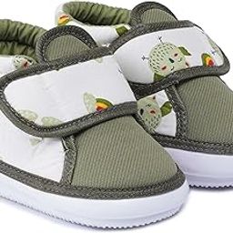 neska moda Baby Boys & Girls Cotton Printed Hook & Loop Chu Chu Musical Shoes/Booties For 6 To 24 Months -BT4295-picture-4