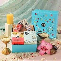 Blue Tokai Coffee Roasters Festive Kadamb Gift Hamper | Assorted Hamper for Coffee Lovers | Can, Coookies, Roasted Almonds & Coffee Gifts | Premium Coffee Hamper-image-70