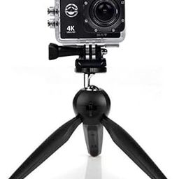 Combo Pack of 2 Items - 4K WiFi Waterproof Action Sport Camera, Universal 228 Tripod Stand for All Mobiles (1 Year Warranty)-picture-11