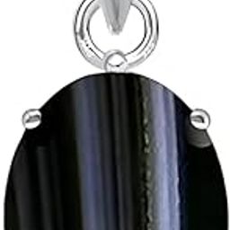 Natural Sulemani Hakik 3.25 Ratti to 10.25 Ratti or 3 Carat to 9.5 Carat Astrological Certified Gemstone bis Hallmark 925 Sterling Silver Pendant for Men & Women -nfba2-image-49