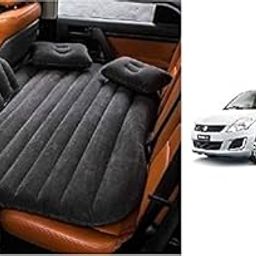 RKPSP Black Car Bed Mattress for Rest,Travel, Car Back Seat Air Inflation Bed Universal Air Couch with Two Air Pillows, Car Air Pump and 1 Repair Kit for Swift Old Universal for All Models-image-86