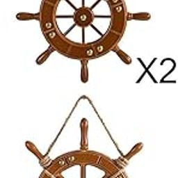 bnf® 3X Vintage Wall Hanging Ship Wheel Wall Decor for Home Office Birthday Party|Home & Garden | Home Decor| Other Home Decor-image-58