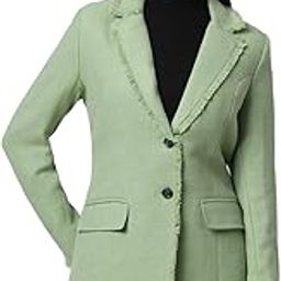 Polyester Blend Women Thigh Length Jacket-image-10