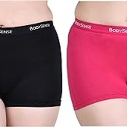 Cotton Boyshorts Panties for Women with Signature Waist Band (Combo Pack of 2 Panties)-image-34