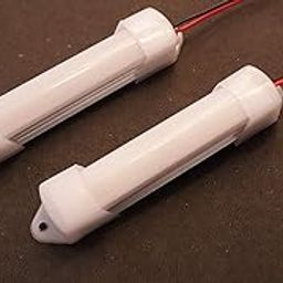 ambert Metal 12 Volt 3 Watt Dc Led Tube Work On Solar Or 12 Volt Adaptor/Battery Tube, Pack Of 2, B22-12
