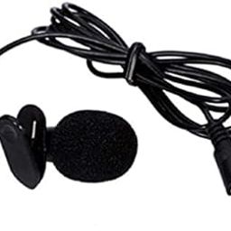 Black 3.5mm Clip-on Lavalier Microphone Durable Plastic & Metal Design for Voice Chat, Video Conferencing, and Recording-11