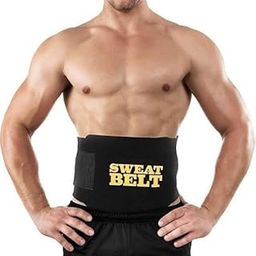 Sweat Belt Waist Trainer for Weight Loss, Neoprene Slimming Belt, Adjustable Wrap, Back Support, and Workout Sweat Enhancer, Black-image-57