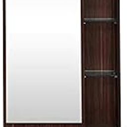 CASPIAN Furniture Dressing Table with Shelves and Drawer || Make up Table|| Organizer for Room Engineered Wood Dressing Table Brown and White 72 * 13 * 30-18