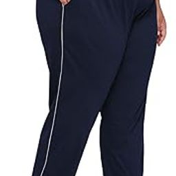 Women Plus Size Track-Pant - Navy Blue-image-46