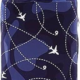 Polyester Trolley Printed Cover Luggage Bag | Trolley Bags Cover| Suitcase | Travel | Protector | Printed | Washable| Anti-Scratch for Hard Luggage (Only Cover) (Large-28 inch)-picture-18