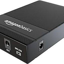 amazon basics UPS for WiFi Router Modem Set top Box Devices. Supports 12Vdc-2.5A Fiber Routers. Backup Upto 3 Hours, Current Surge & Deep Discharge Protection (Black)-95
