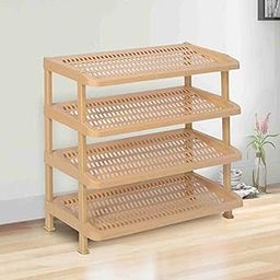Nilkamal MULRACK4 Multipurpose Plastic Rack | 4 Shelves |Book Shelve | Shoes Storage Rack | for Home Shoe Stand-image-52