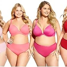 RAGTHM Cotton Pluse Size High Waist Hipsters Panties Set | Comfortable, Soft and Breathable Daily Use Jumbo Panties for Womens Pack of 4-picture-18