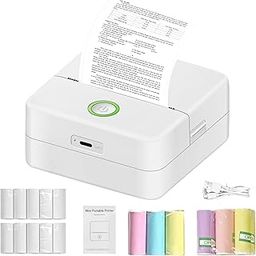 YAOYUQIAN Print Pods Mini - Sticker Printer Portable Thermal Inkless Sticker Maker Machine Pocket Phone Instant Print for Study Graphics, Anatomical Diagrams, Photos-28
