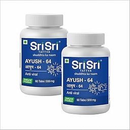 Sri Sri Tattva AYUSH 64, 60 Tabs | 500mg (Pack of 2)-image-45