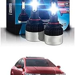 MATIES Headlight 9000lm High Defination Headlight Cob Led Ultra White 6500k High/Low Bulb Size Type H4 149 for Honda City ivtec-image-10