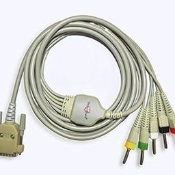 Happy Hearts 5 Lead ECG Cable Compatible with BPL-108 Digi 15 Pin Banana Type-21
