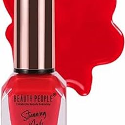 Stunning Nail Polish | Glossy Finish & Long Lasting Nail Paint| Quick drying Nail Polish |Chemical Free |Perfect Nail Polish for Women (12 ml) (Sexy Red, 12 ML)-image-15