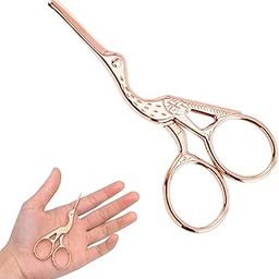 Homeaura 6.5" Professional Stainless Steel Hair Cutting Scissors - Precision Grooming for Men's Beard, Mustache Trimming, Nose Hair Cutting, and Shaving-3