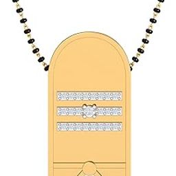 14KT Yellow Gold and Diamond Mangalsutra for Women-image-61