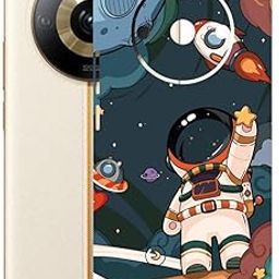 AtOdds - REALME 11 PRO Mobile Back Skin Sticker - Lamination - Rear Screen Guard Protector Film Wrap (Coverage - Back+Camera+Sides) (Design - Space)-image-50