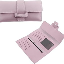 Women's Wallet -Stylish and Compact Purse Clutch Wallet for Women, Stylish Card Coin Holder, Debit Card Holder, Money Organizer and Travel Wallet for Women with 13 Slots (Light Purple)-24