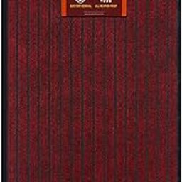 BEAR GRIPS Duro 7 Striped Double-Colored Door, Home and Office mat Anti-Slip PVC Backing for dust Removal, wear-Resistant Main Door, and Kitchen Rug, 6mm Thick, Color : Red & Black, Size 40 X 60 cm-image-34