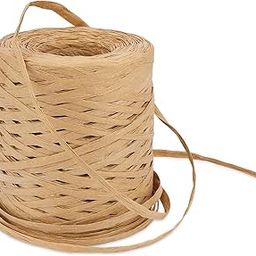 100 Yards Raffia Ribbon Twine for Crafts, 1/4 Inch Width Raffia Paper Yarn for Christmas Gift Wrapping, Ribbon for Flower Bouquet, Twine Ribbon for Crochet Weaving Supplies, DIY Arts, Raffia Yarn-image-39