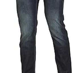 Men's Vapour Slim Fit Mid Waist Lightly Fade Jeans-image-35