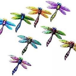 MERISHOPP 2x8 Pieces 3D Dragonfly Wall Sculpture Hanging Art Crafts for Decoration|Home & Garden|Home D?©cor|Figurines-image-12
