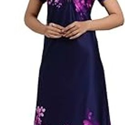 Women Satin Maxi Nighty Gown-image-93