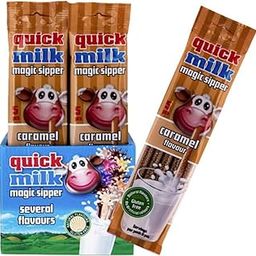 Quick Milk Magic Sipper Caramel Flavor Just Dip Them Into the Milk and Enjoy the Inimitable Taste Of Caramel 2 X 5 Straw (Imported)-17