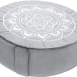 Creations Meditation Cushion Soft Tatami Cushion for Indoor Outdoor Balcony Gray-image-48