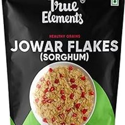 True Elements Jowar Flakes 450gm - Plain Jowar Flakes | Fiber Rich Jowar Flakes | Millet Flakes for Breakfast | Healthy Cereal for Breakfast | Gluten Free-image-97