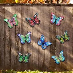 ATORSE™ 8X Metal Butterflies Wall Art Decors Unique for Living Room Bedroom Bathroom|Home & Garden | Home Dacor | Figurines-image-37
