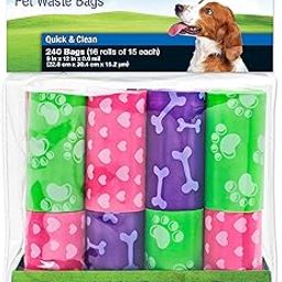 Printed Waste Bag Refills 16/Pkg-3 Prints-32