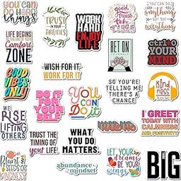 WallDesign Life Inspiration Fridge Magnet Set - Motivational Designs for Daily Use, Durable Magnets, for Inspiration (Set of 23)-18