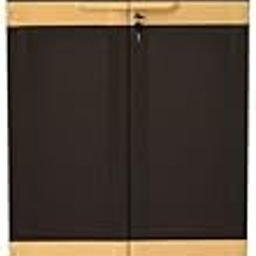 Nilkamal Freedom Mini Large (FML) Plastic Storage Cabinet (Weathered Brown & Biscuit)-26
