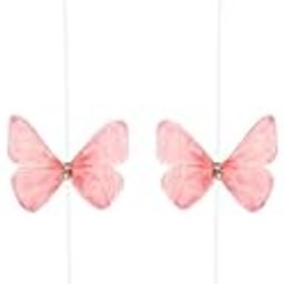 Butterfly Transparent Invisible Adjustable Shoulder Bra Straps 2.2cm Pink-image-20