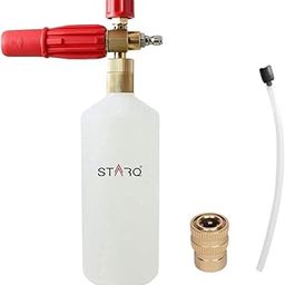 STARQ 1 Ltr Professional Snow Foam Lance/Canon with 1/4" Quick Connector Foam Blaster for Pressure Washer (RED)-image-33