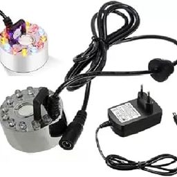 12 LED Multicolor Changing Mist Maker Fogger Water Fountain Pond Fog Machine Atomizer Air Humidifier-image-22