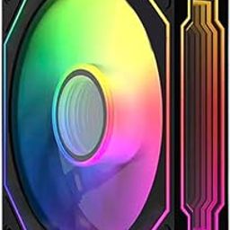 TJ Prism 120mm GEN4 Pro ARGB Reverse case Fan,Infinity Mirror RGB Light Effect 5V 3PIN Motherboard Light Sync 1000~1800RPM PWM PC Fan Suitable for Computer Cases and Liquid radiators-image-10