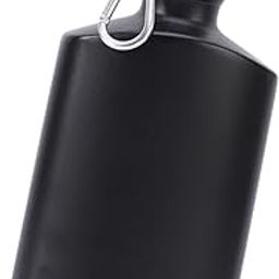 CALANDIS™ Flat Water Bottle 500ml for Outdoor Activities Picnic Field Training Black-image-12