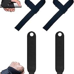 Premium Gym Wrist Straps & Hand Grips for Men and Women, Adjustable Weight Lifting Straps for Deadlift Support, Non-Slip Wrist Wrap Supporter - Ideal Gym Hand Grip Accessories for Weightlifting, (4 Pcs Pack)-image-23