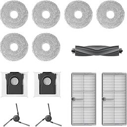 DREAME Accessory Kit for X40 Ultra Robotic Vacuum Cleaner Includes 6X Mop Pad (3 Pairs), 2X Filters, 2X Dust Bags, 2X Side Brushes, 1x Main Brush-image-64