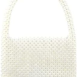 The Top Knott Crystal Purses For WoAmen, Pearl Beaded Crossbody Bags For Ladies Girls, Elegant Pearl Beads Handbag: Your Timeless Accessory-image-52